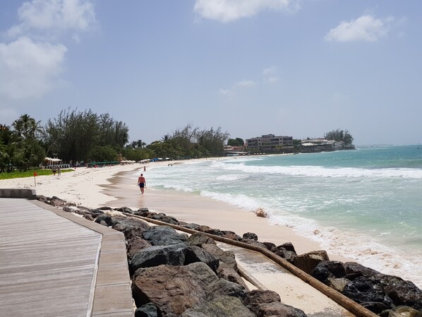 Beach nearby, beach towels