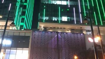 Front of property – evening/night