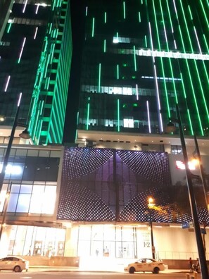 Front of property - evening/night - Uptown BGC near St. Luke's (Taguig)