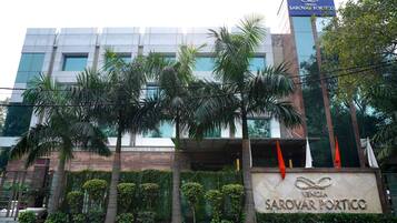 Overnatningsstedets facade