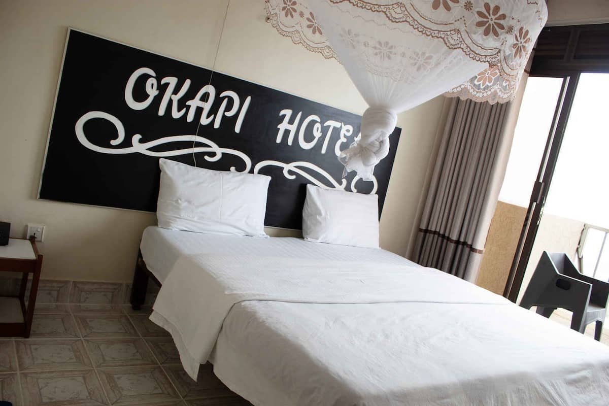 standard double room, hill view | 1 bedroom, in-room safe, desk, laptop workspace