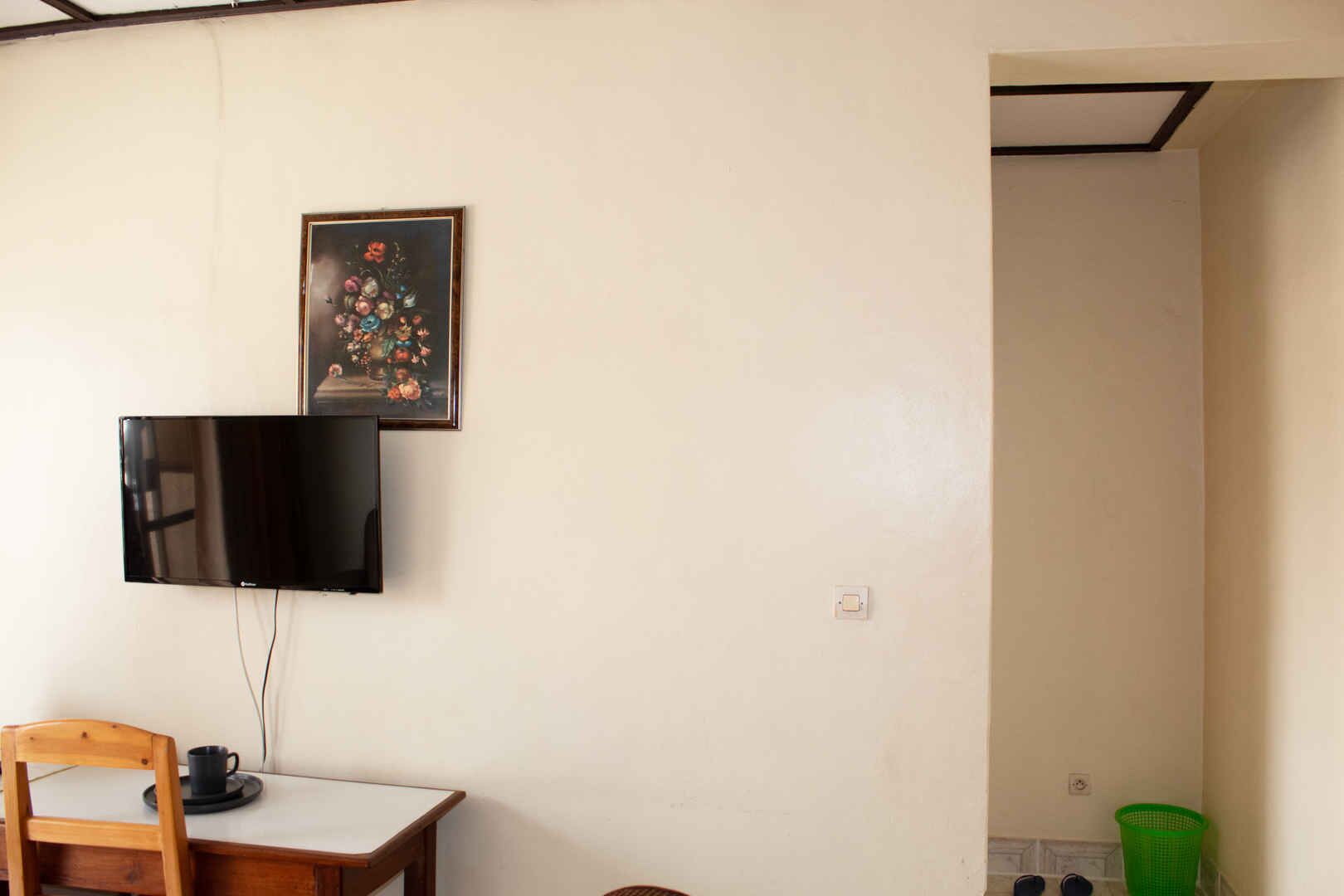 deluxe double room | television