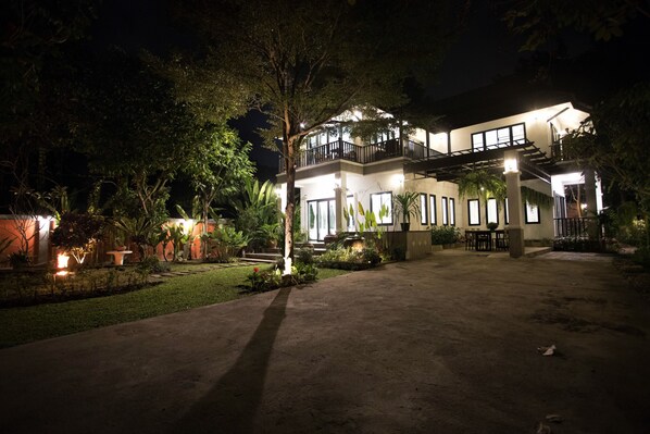 Front of property - evening/night