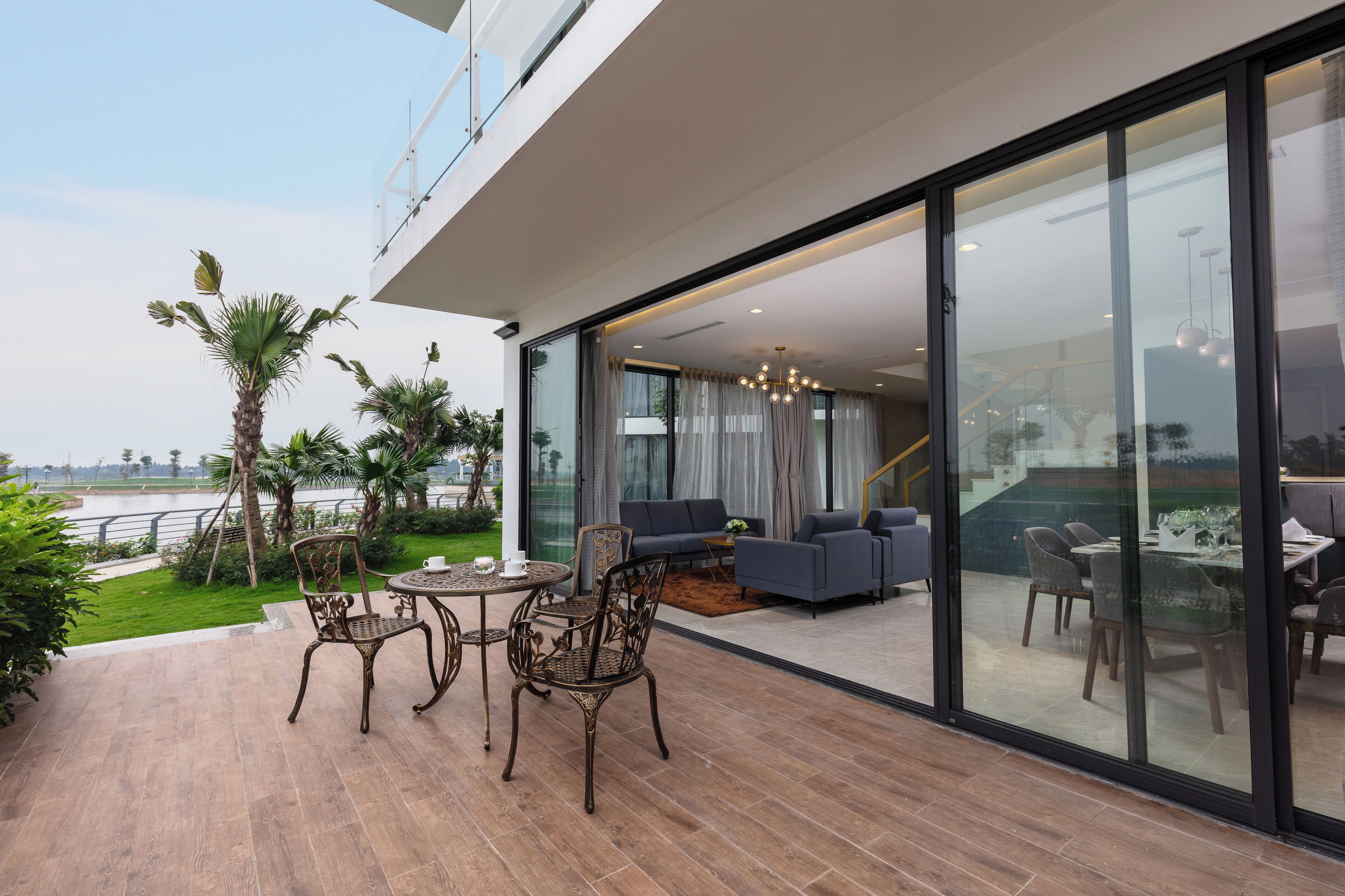 Villa, 2 chambres | Literie de qualité supérieure, couette en duvet d'oie, minibar
