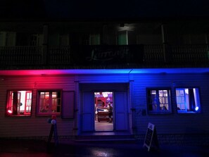 Front of property – evening/night
