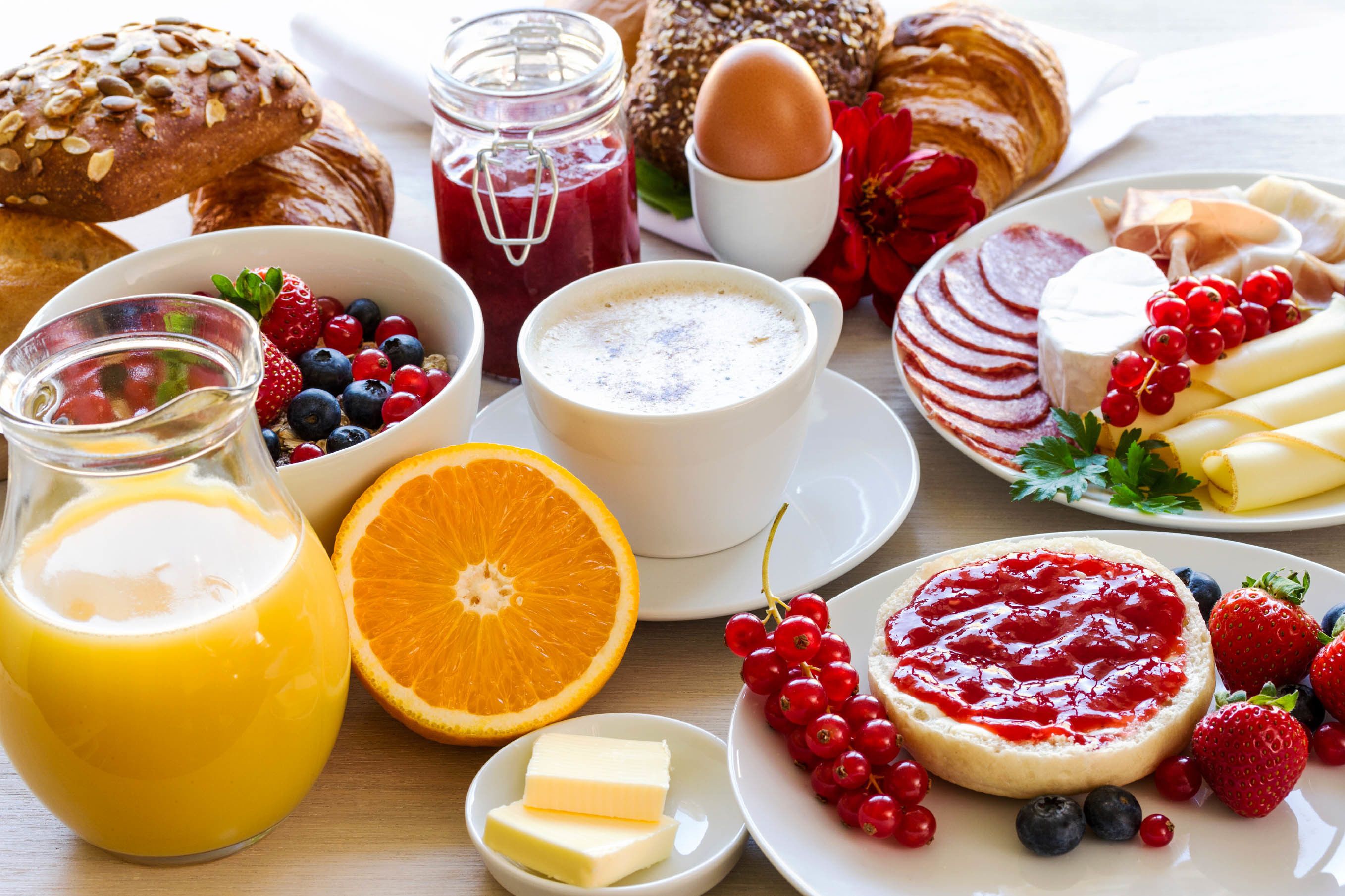 Daily buffet breakfast (EUR 10 per person)
