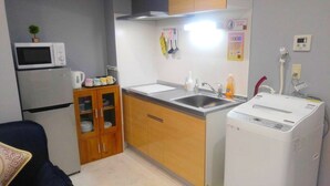 Căn hộ Premier | Bếp riêng | Tủ lạnh, lò vi sóng, bếp nấu, nồi cơm