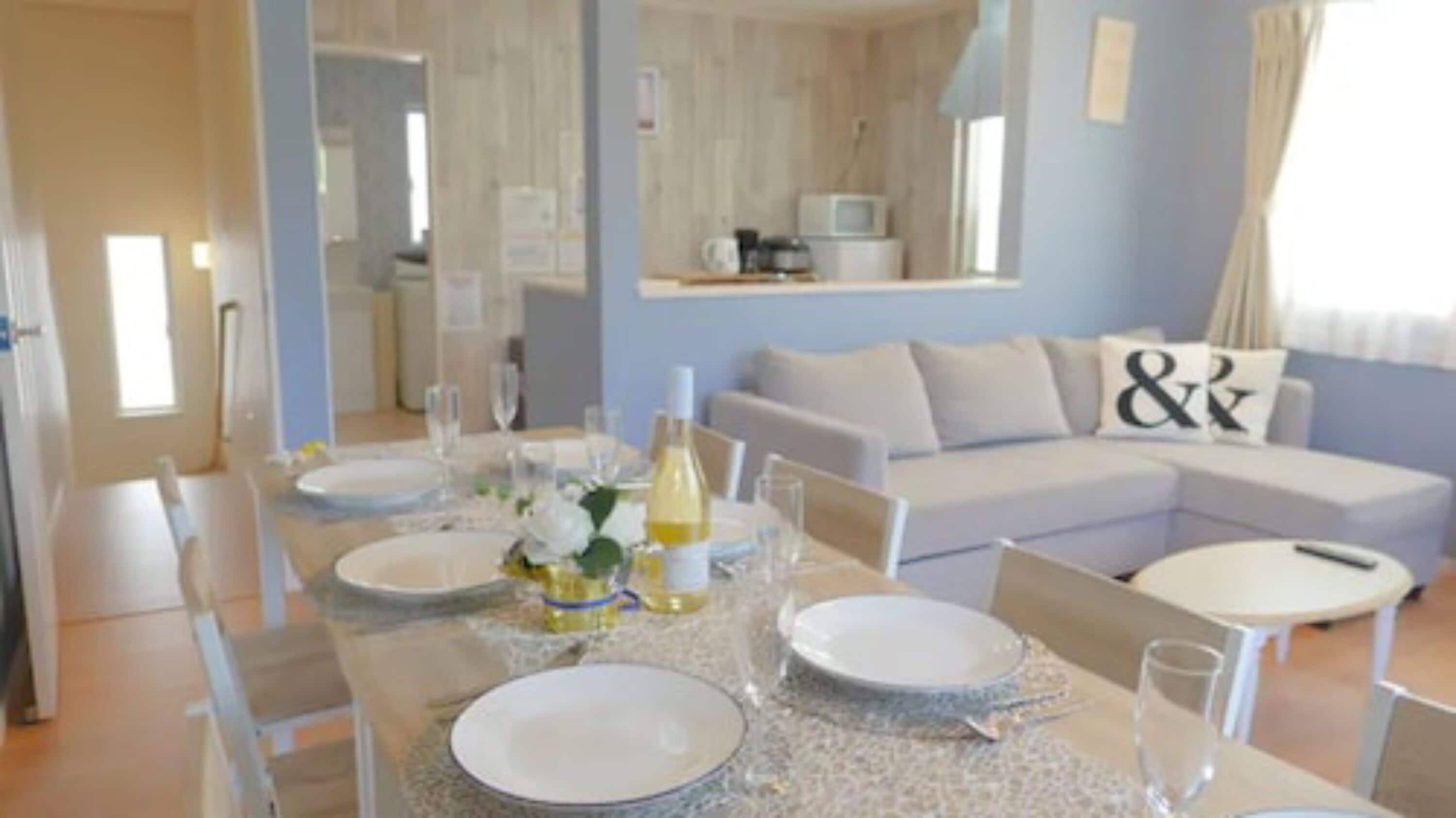 Villa, Nichtraucher (Onna 2C,No Swimming Pool) | Wohnbereich | LCD-Fernseher