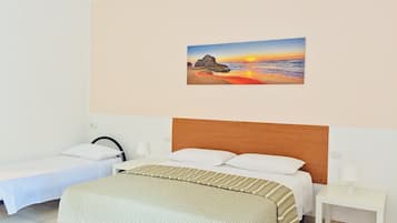 Classic Triple Room, Multiple Beds, Non Smoking, Garden View | Premium bedding, down duvets, in-room safe, individually decorated