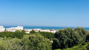 A coastal town with buildings and greenery. - B&B Pizzomunno e Cristalda Rooms (Vieste)