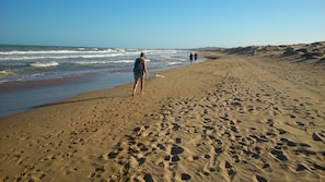 Una playa cerca, sillas reclinables de playa