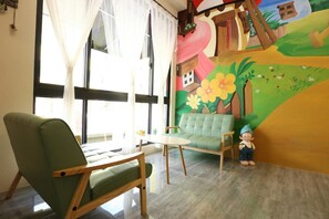 Sala de estar en el lobby