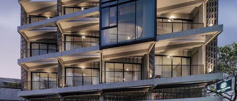 Façade de l’hébergement