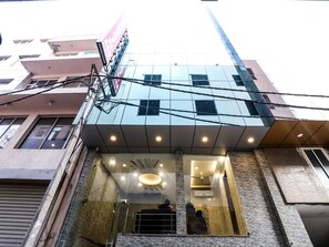 Fassade der Unterkunft