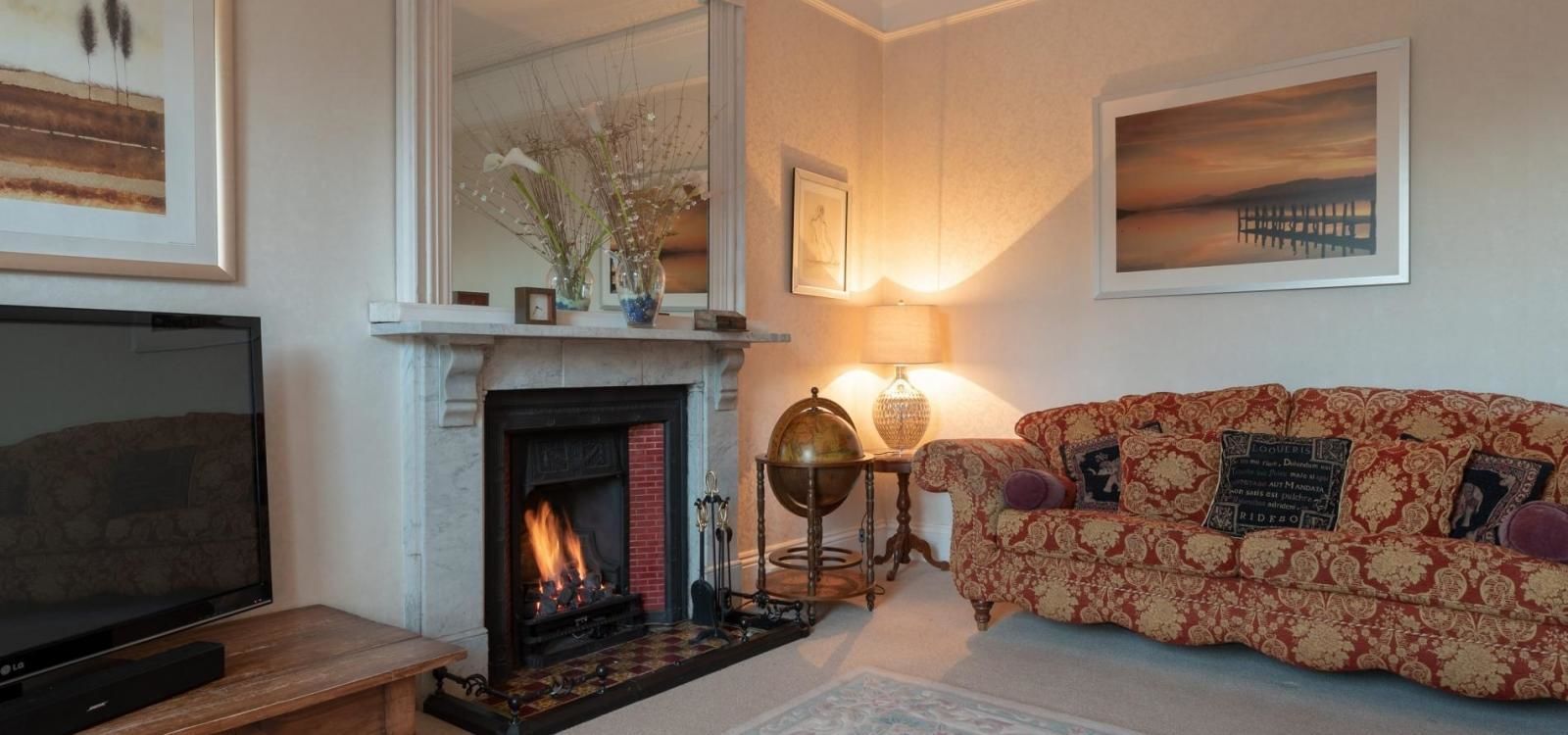 The Birches-Large Luxurious Villa | Living area | Flat-screen TV, DVD player