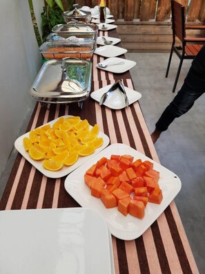 Daily continental breakfast for a fee