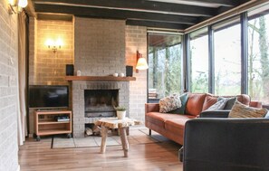 TV, fireplace, DVD player, stereo