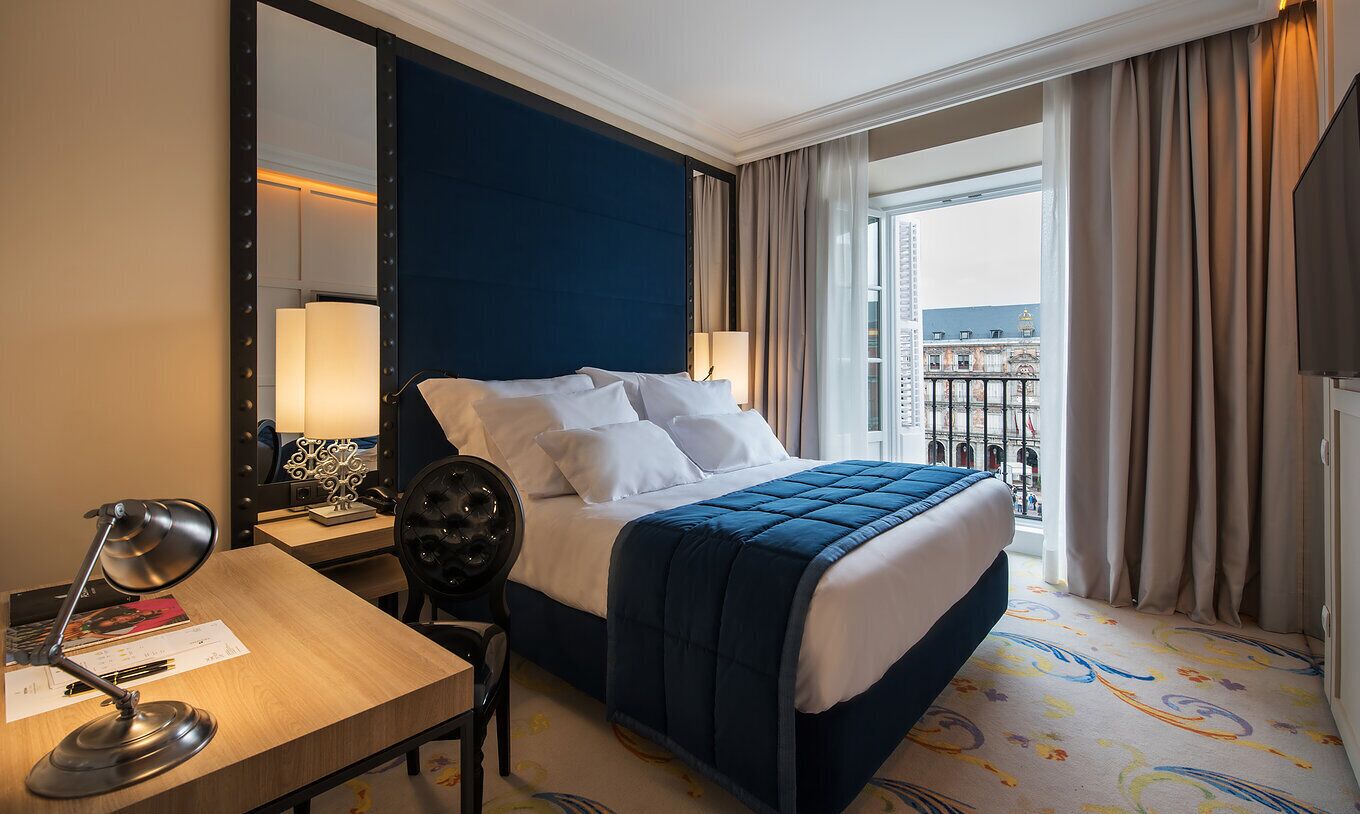 superior room (plaza mayor) | 1 bedroom, minibar, in-room safe, desk