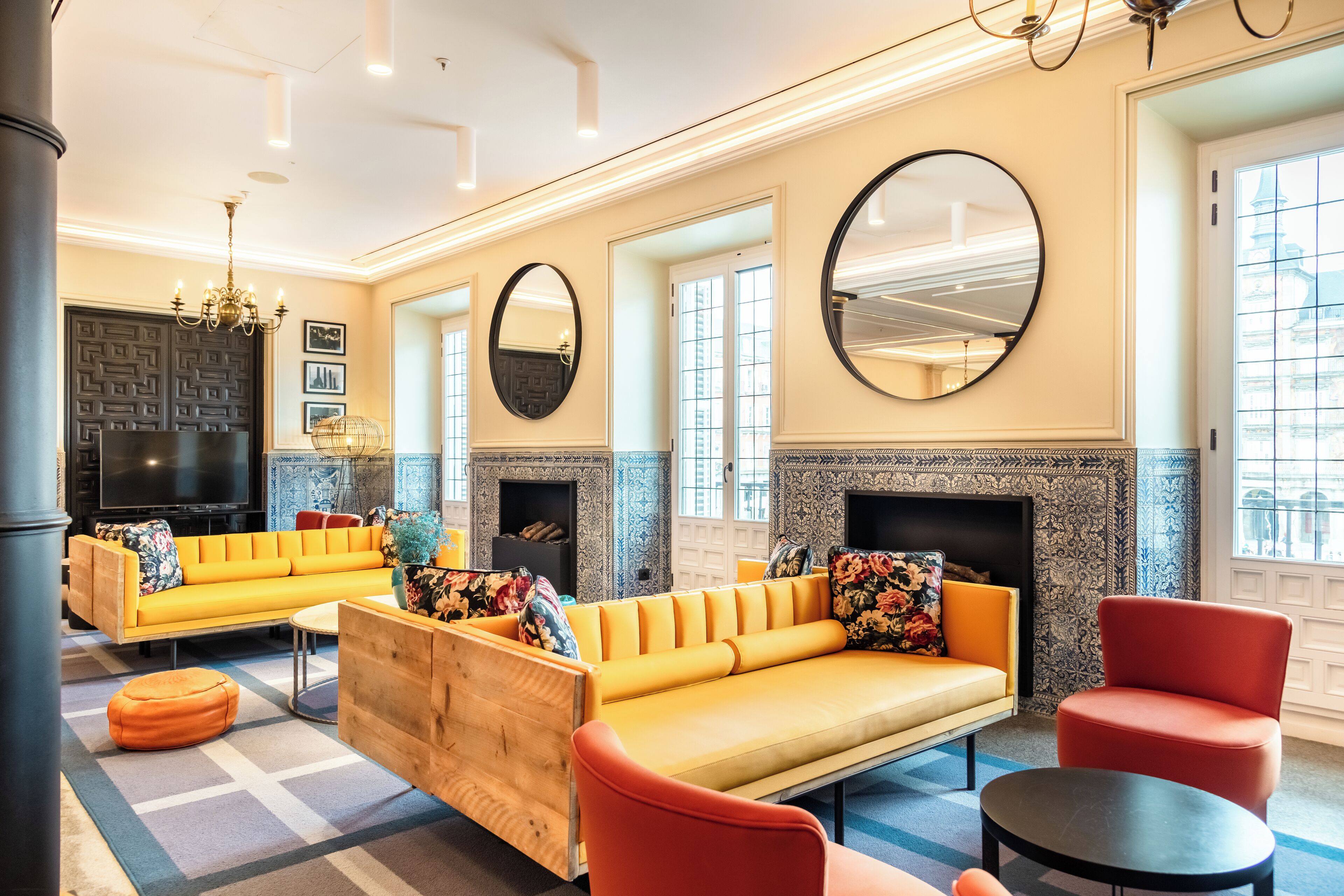 Sala de estar en el lobby
