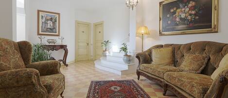 Zona de estar del vestíbulo