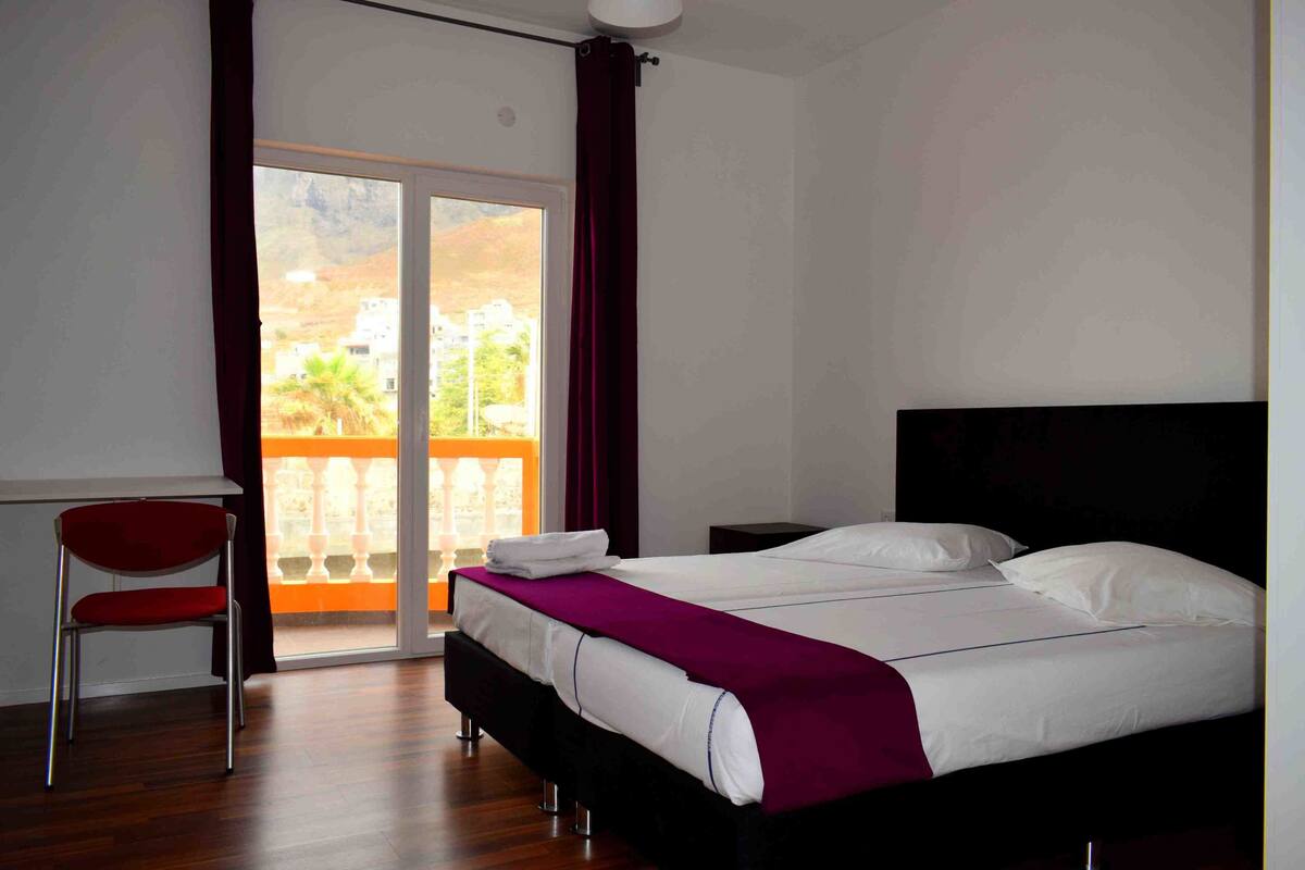 Chambre Double ou avec lits jumeaux | Vue de la chambre