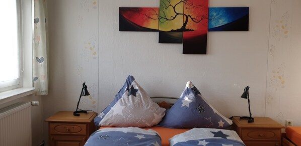 Chambre Double | Lits pliants/supplémentaires, draps fournis