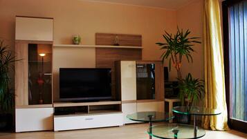 Apartment | Living area | Flat-screen TV, DVD player