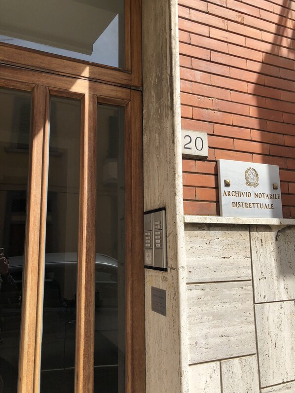 Entrada de la propiedad