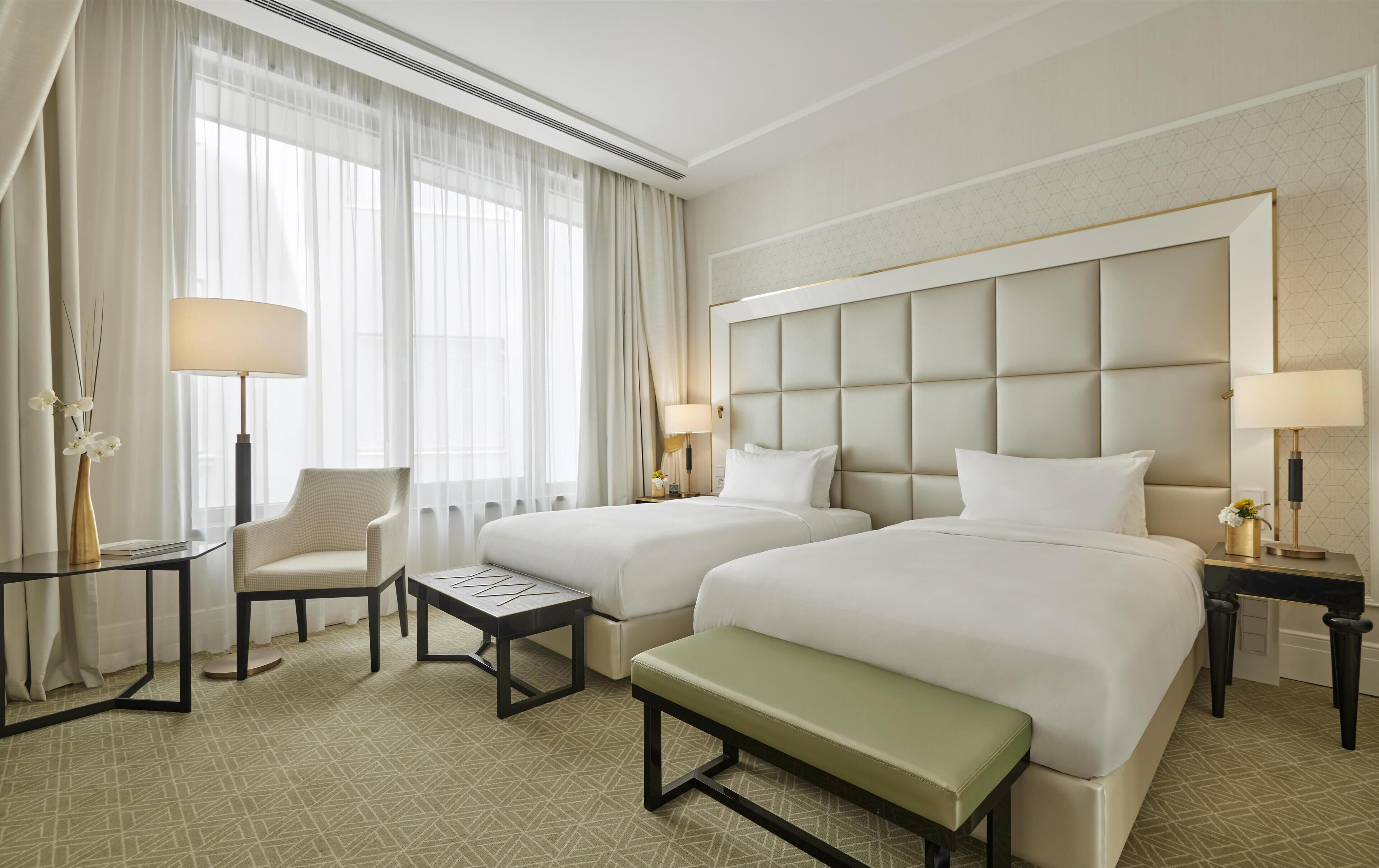 Room, 2 Twin Beds | Egyptian cotton sheets, premium bedding, pillowtop beds, minibar