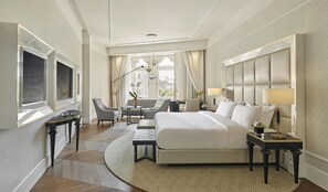 Junior suite | Lakens van Egyptisch katoen, luxe beddengoed, pillowtop-bedden
