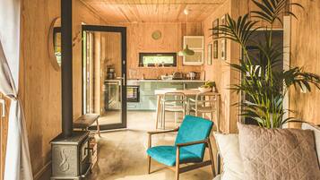 Cheminée, lecteur de DVD