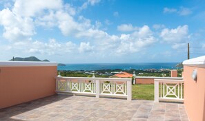 Uitzicht vanaf balkon