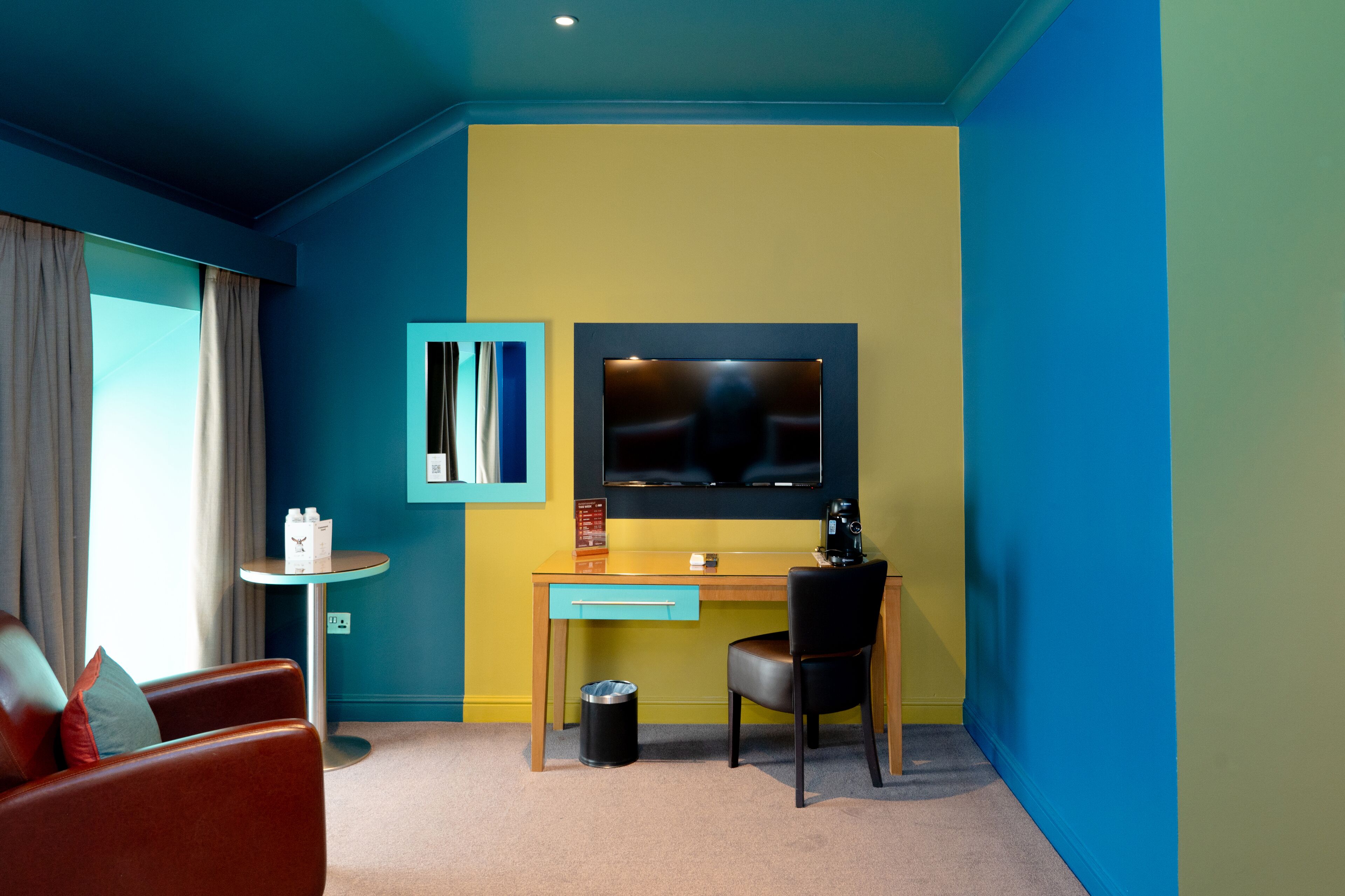 double room | in-room safe, desk, soundproofing, iron/ironing board