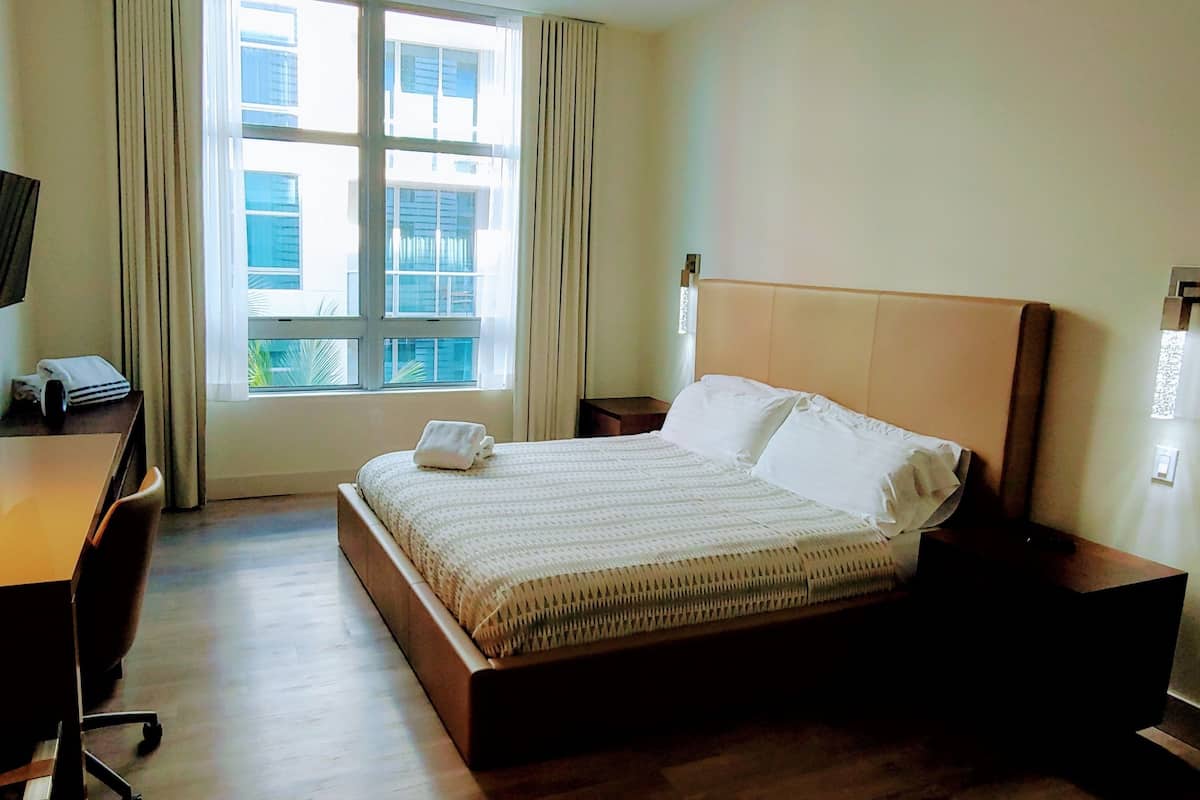 Luxury Studio, 1 King Bed, Non Smoking, City View | 1 bedroom, in-room safe, individually decorated, individually furnished