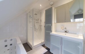 Combined shower/tub