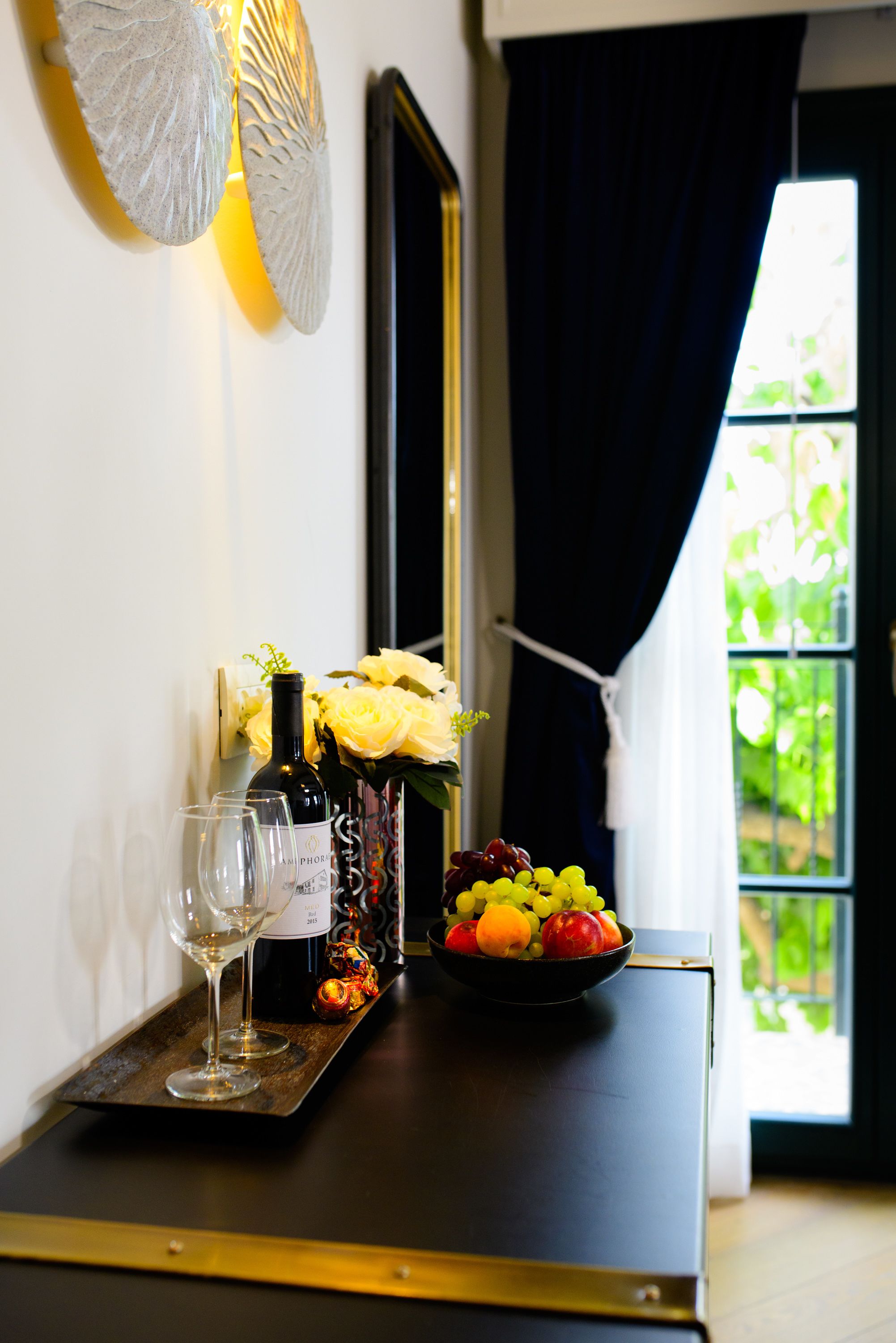 luxury triple room, multiple beds, sea view | room amenity