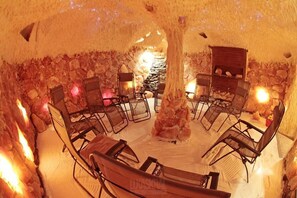 Espace de soins pour les couples, sauna, bain à remous, hammam