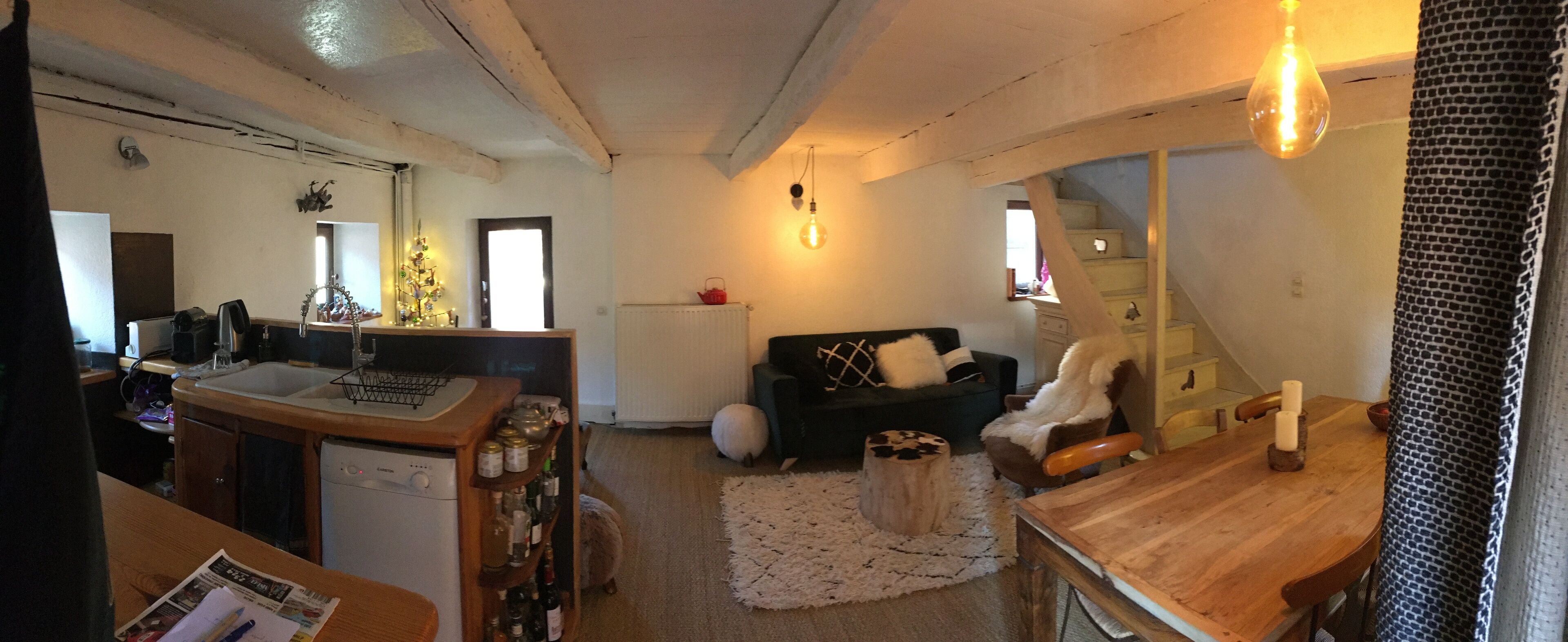 charming village house, Barcelonette center 6 to 8 people