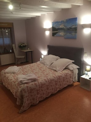 Family Room | Individually decorated, individually furnished, desk, iron/ironing board
