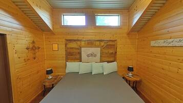Cabin #2 | 1 bedroom, premium bedding, individually decorated