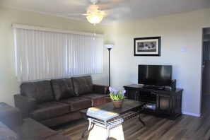 Smart TV, fireplace, DVD player - The Whale    Ocean View       Pacific Beach (San Diego)