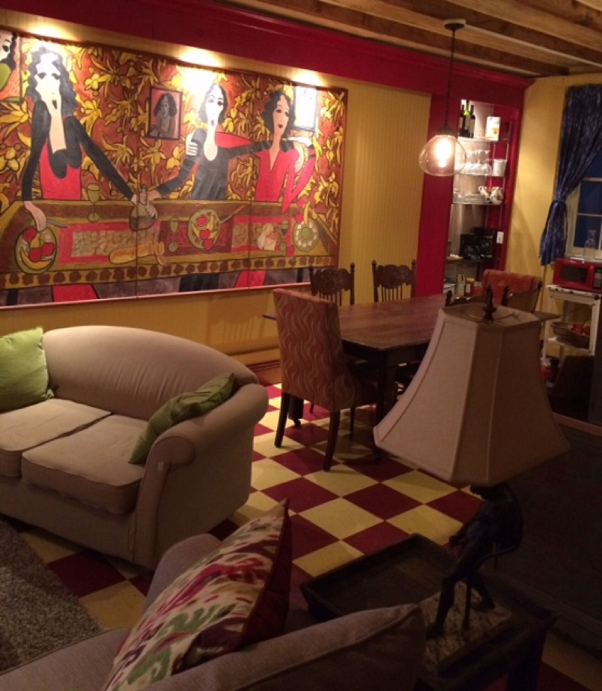 Paul's studio in Old Bank