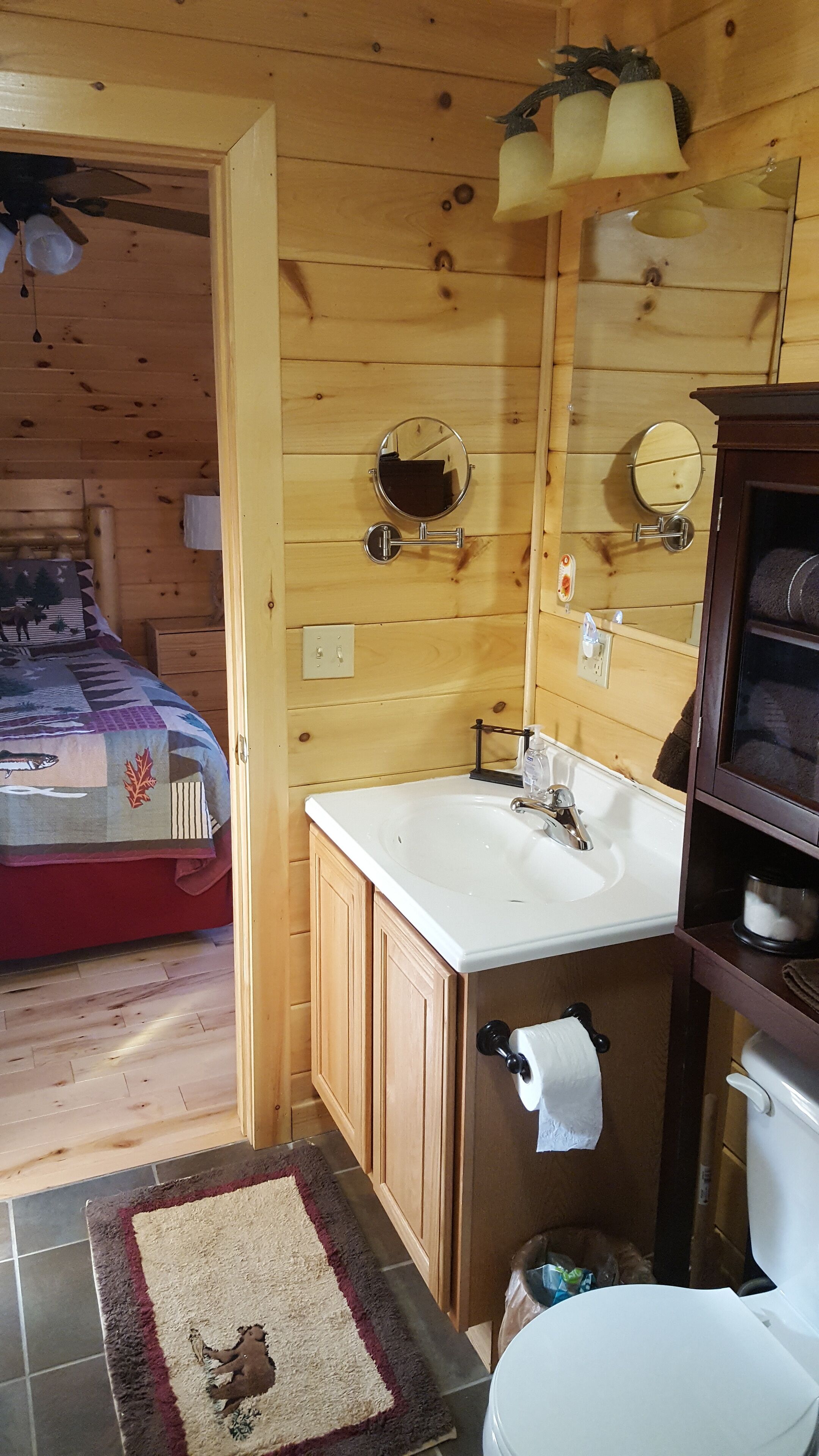 River Front Cabin with Mountain Views