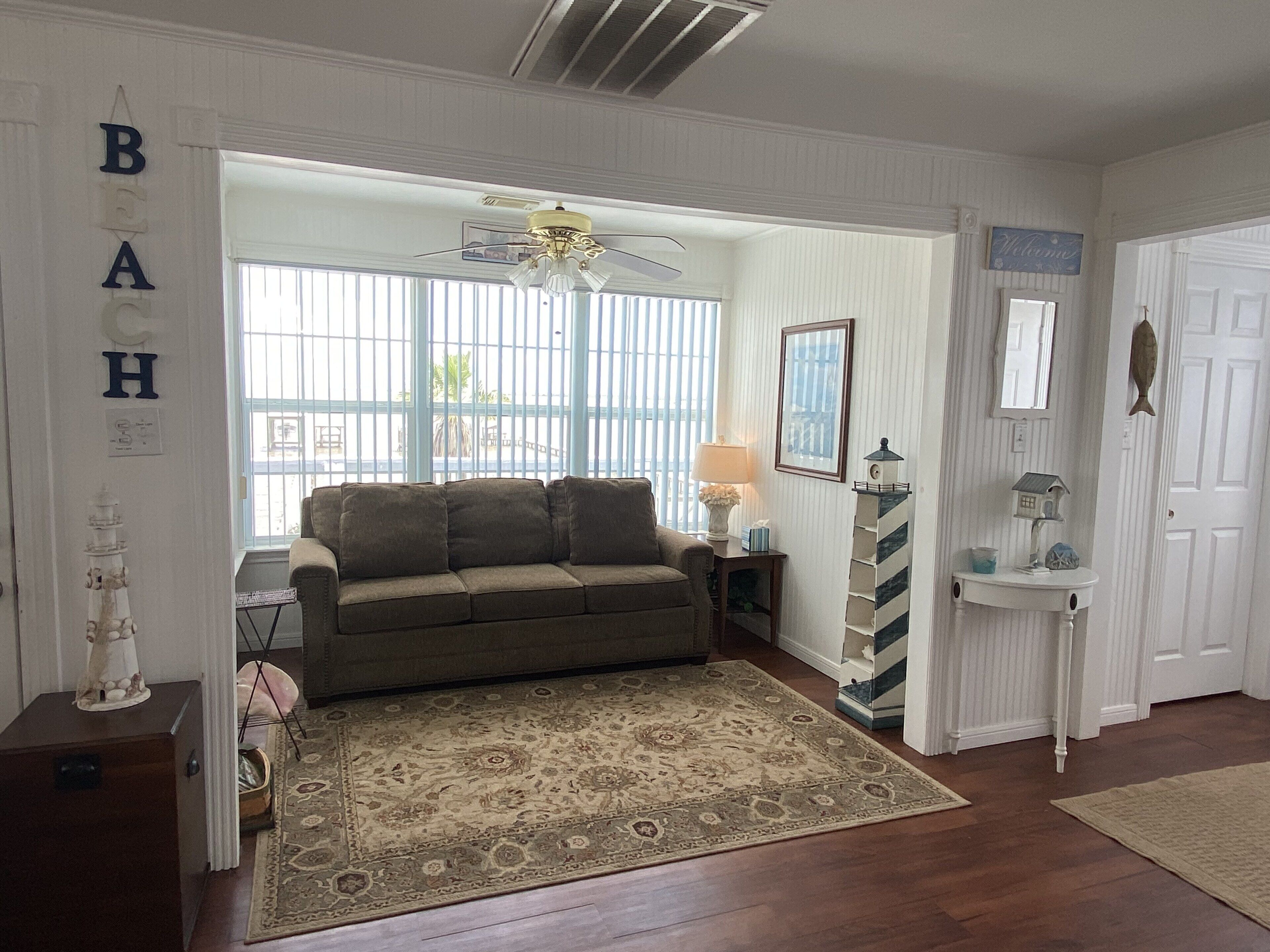 Waterfront Bay House With 350' Lighted Fishing Pier with Boat Lift