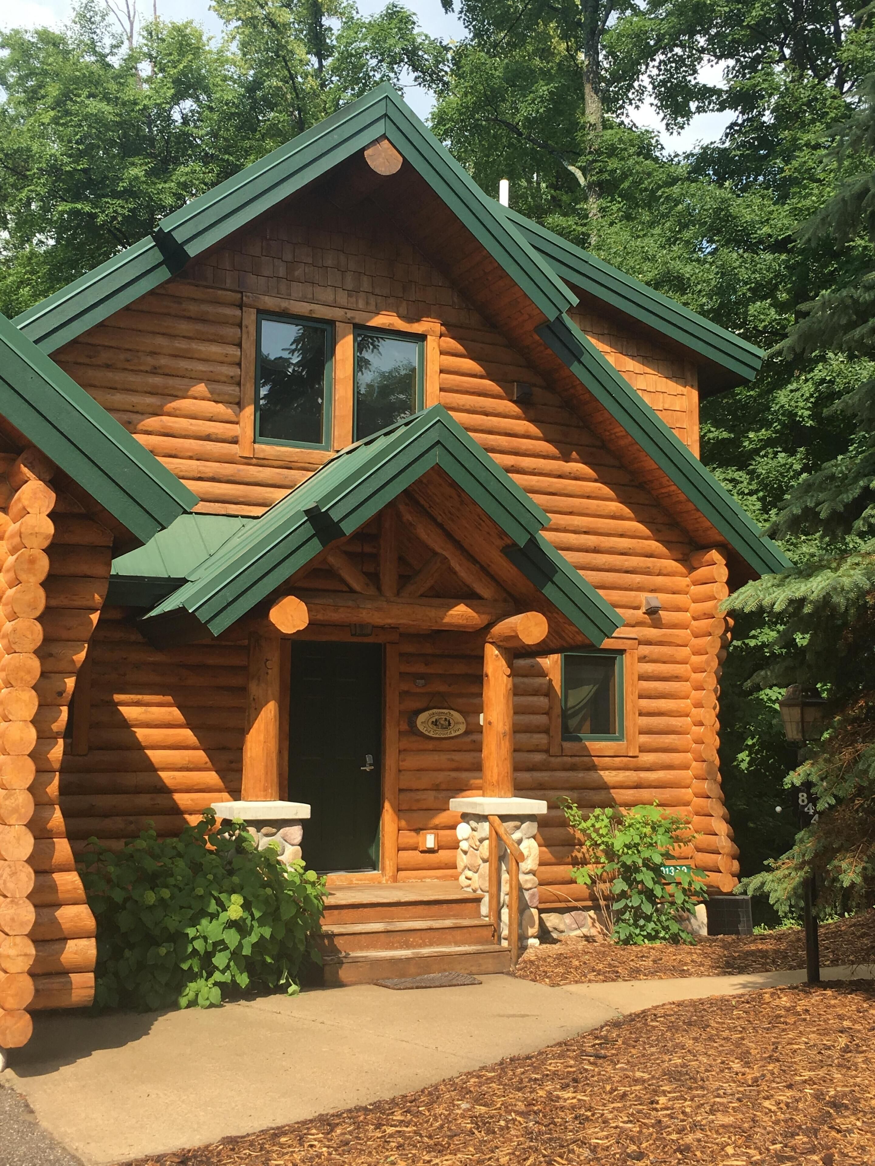 Front of Cabin in Summer