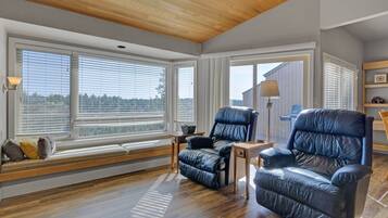 TV connectée, cheminée, lecteur de DVD, vidéothÚque