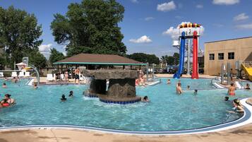 Indoor pool, outdoor pool