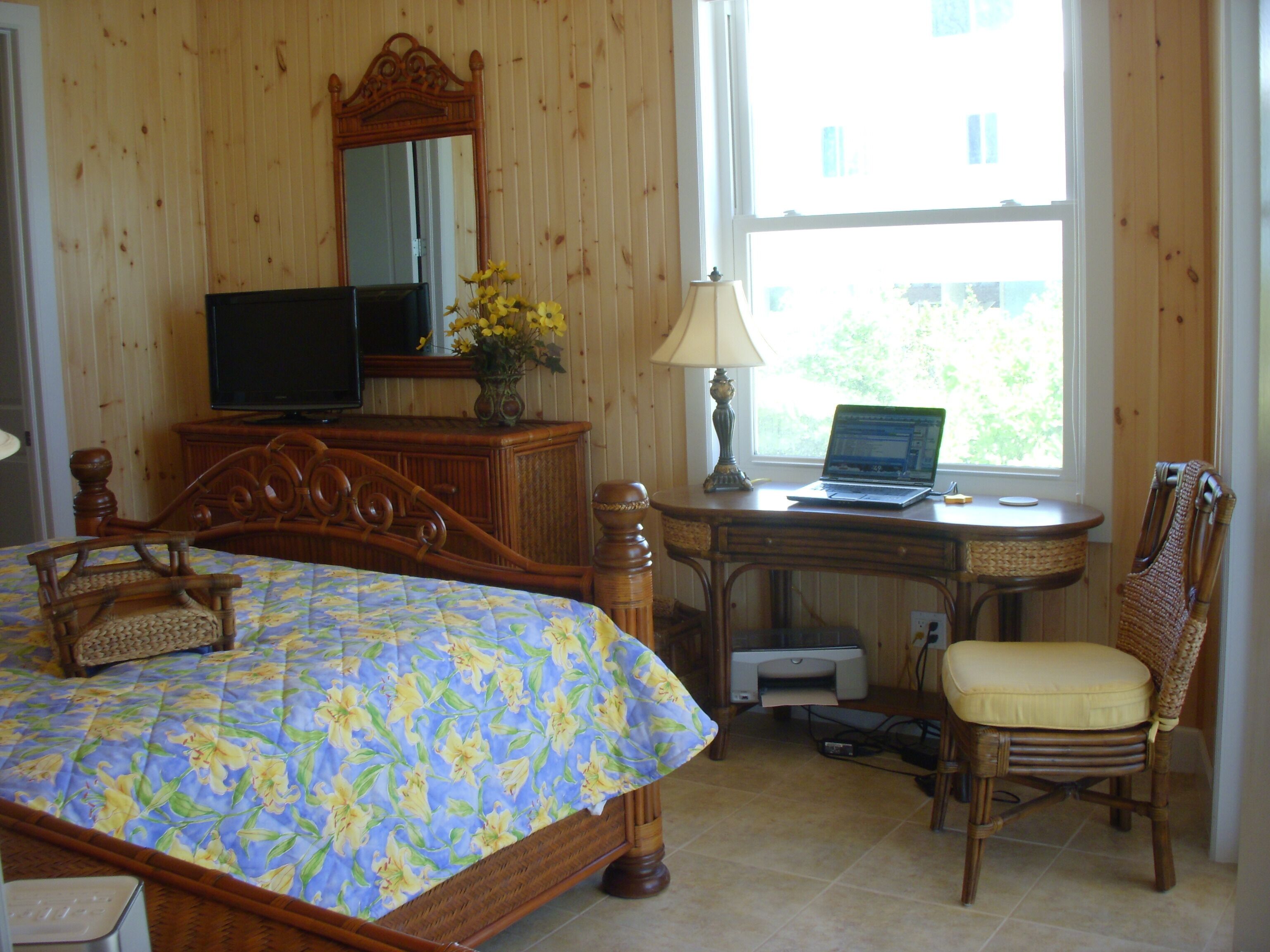If you must work some - the desk has a SPECTACULAR beach view, too!