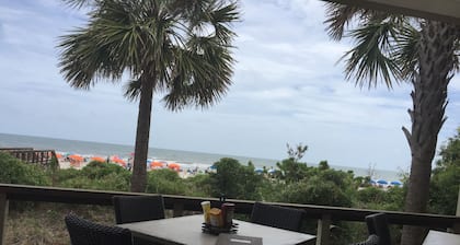 Sea Pines Villa vain lyhyen kävelymatkan päässä paras ranta Hilton Head Island