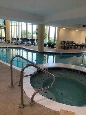 Indoor pool, outdoor pool